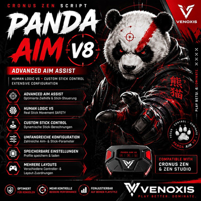   PANDA AIM V8 | Cronus Zen Aim Assist Script | Human Logic V5