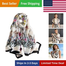 Silk Scarf Mulberry Silk Fashion Scarves Long Lightweight Shawl Wrap  