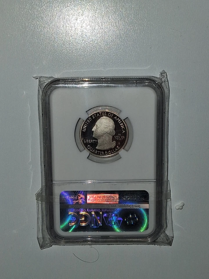 PF 70 Ultra Cameo 2015-S Clad Saratoga AND 2016-S Shawnee Silver Quarter NGC - Image 3 of 4