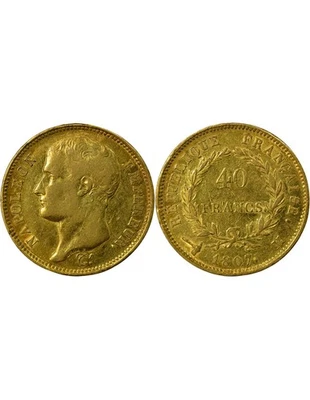 France Napoléon Ier - 40 Francs Or, Tête nue - 1807 M Toulouse - Photo 1/3