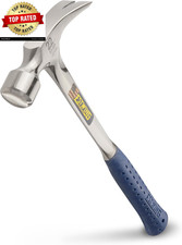 Framing Hammer - 22 Oz USA Made Long Handle Straight Rip Claw Hammer with Smooth