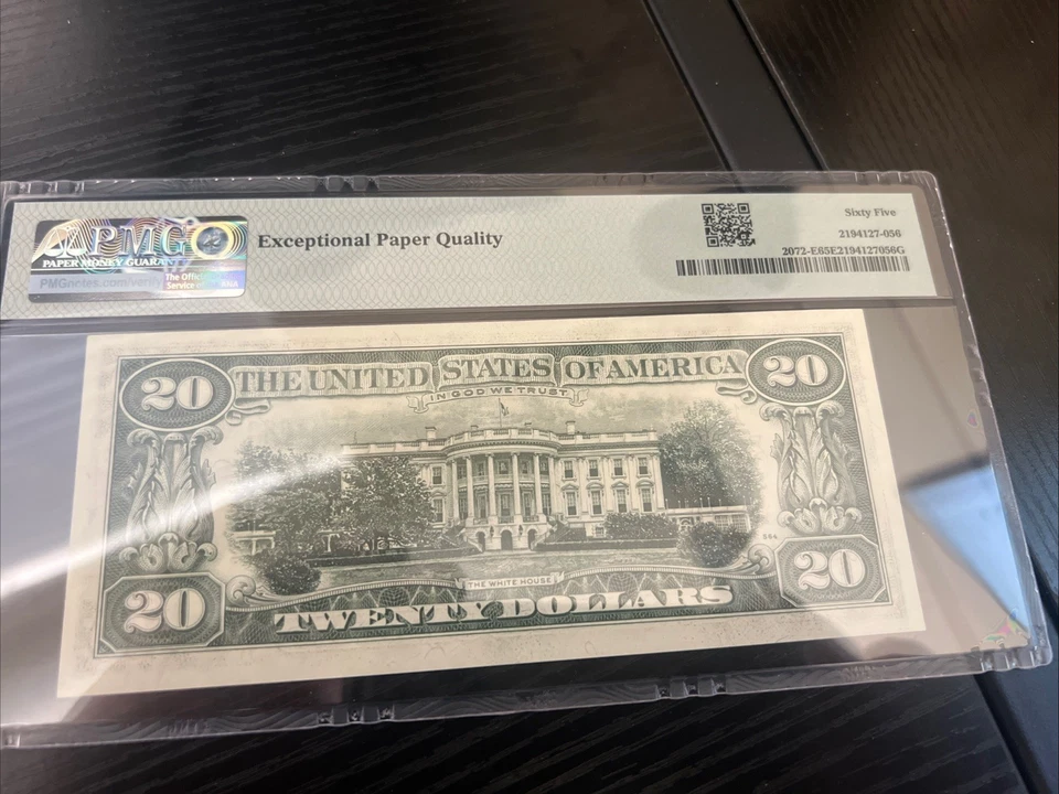 DBR 1977 $20 FRN Richmond Fr. 2072-E PMG 65 EPQ Serial N E59874929B - Image 2 of 2