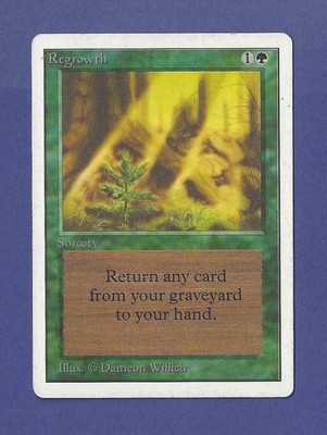 1993 Magic the Gathering - Regrowth - Unlimited MTG