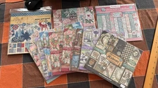 Stamperia Graphic 45 8 x 8 scrapbook paper lot New