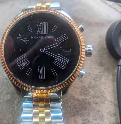 Michael Kors Access 44mm Two-Tone Stainless Steel Smartwatch Heart Rate Wear OS