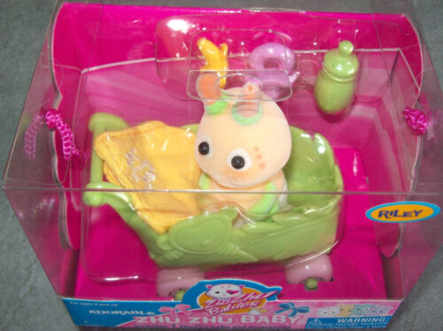 Manta adorable cochecito de bebé Zhu Zhu BABIES hámster Tots mascotas y 3 accesorios - Imagen 39 de 98