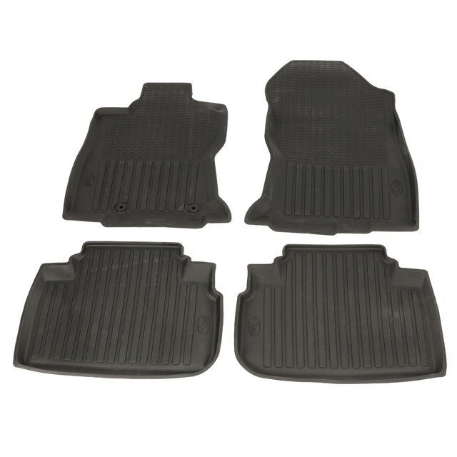 20192020 Subaru Forester All Weather Floor Liner Mats Set Black Front