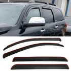 IN-CHANNEL Window Visors Rain Wind Guards Fit Toyota Sequoia 2008 2009-2022
