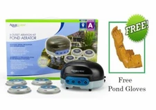 Aquascape Pond Air 4 Pond Aerator 75001  Plus FREE Atlas Pond Gloves
