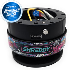 New Nrg Gen 2.0 Shreddy Steering Wheel Quick Release Srk-200bk-sdy3