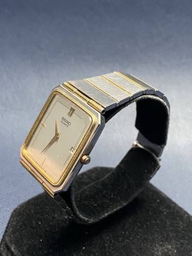Vintgage Seiko 9029-5009 Gold/ Silver Tone Analog Quartz Watch - Working - Picture 6 of 14