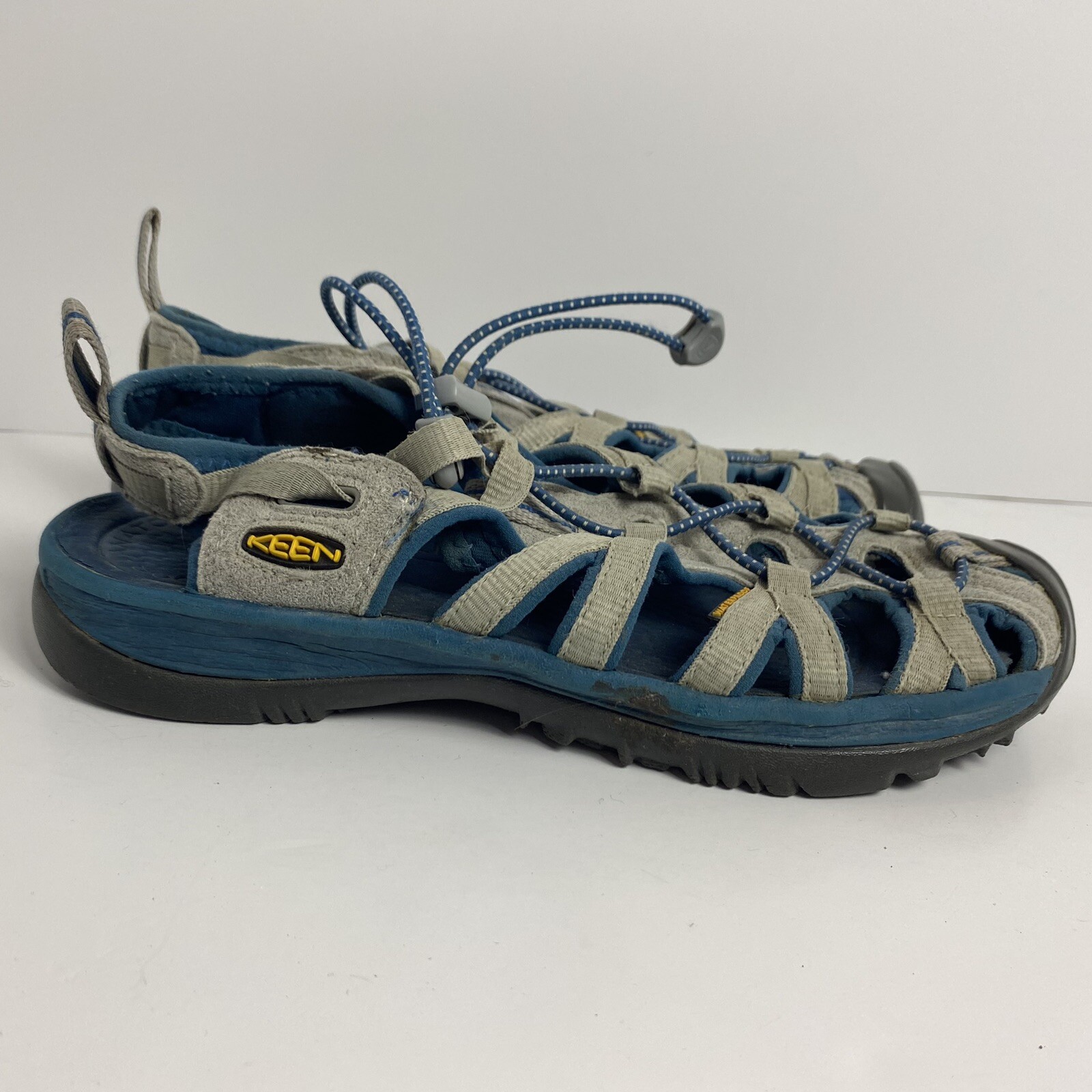 Sandali Keen donna taglia 9 Whisper impermeabili sportivi escursionismo blu grigio