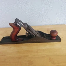 Vintage "Gambles Express" 14" x 2 3/8" Flat Woodworking Plane USA MADE  READ