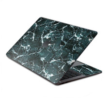 Skin Decal Wrap for MacBook Pro 13" Retina Touch Green Dark Marble Granite