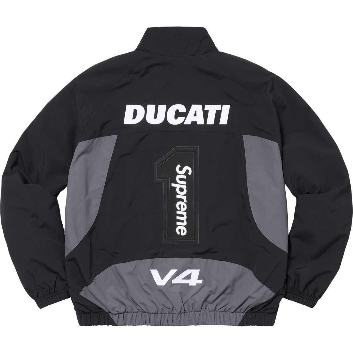 Supreme x Ducati Track Jacket Black White Blue 3colors SS24 Supreme x Ducati Track Jacket Black White Blue 3colors SS24