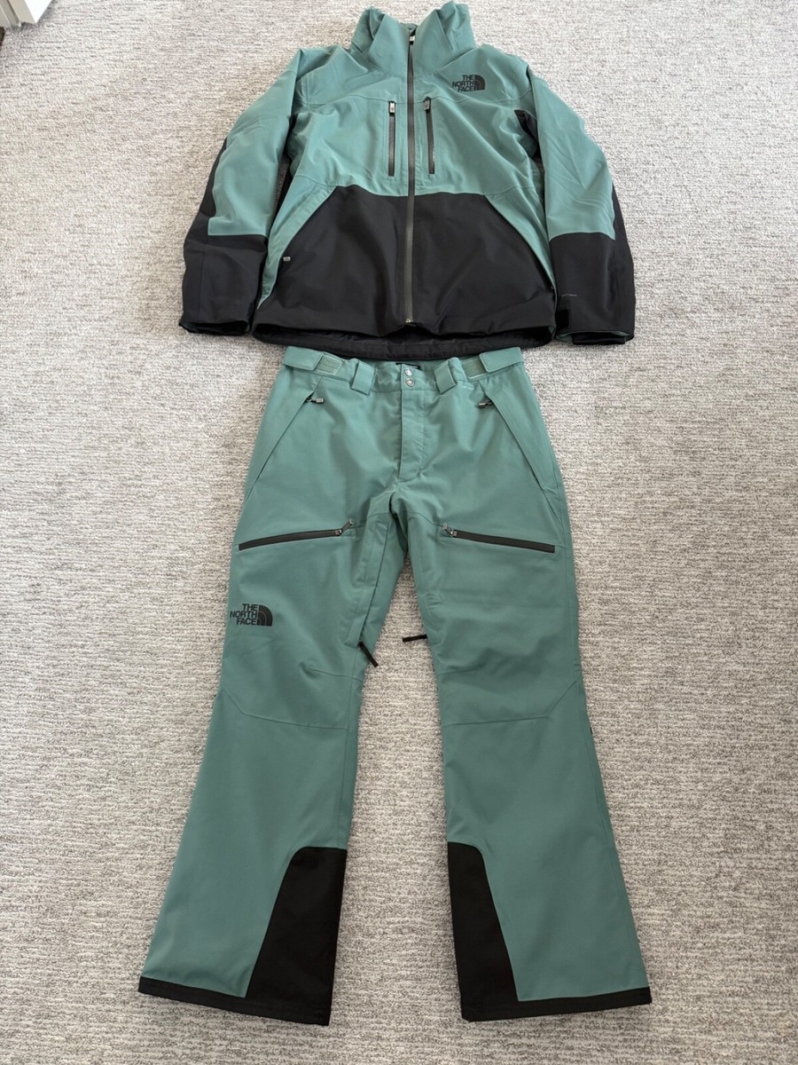 THE NORTH FACE CHAKAL Men SKI Jacket M and Pant M-Short Sage/ Black