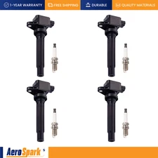 Ignition Coil & Platinum Spark Plug for Suzuki Grand Vitara 2.7L SX4 2.0L UF562