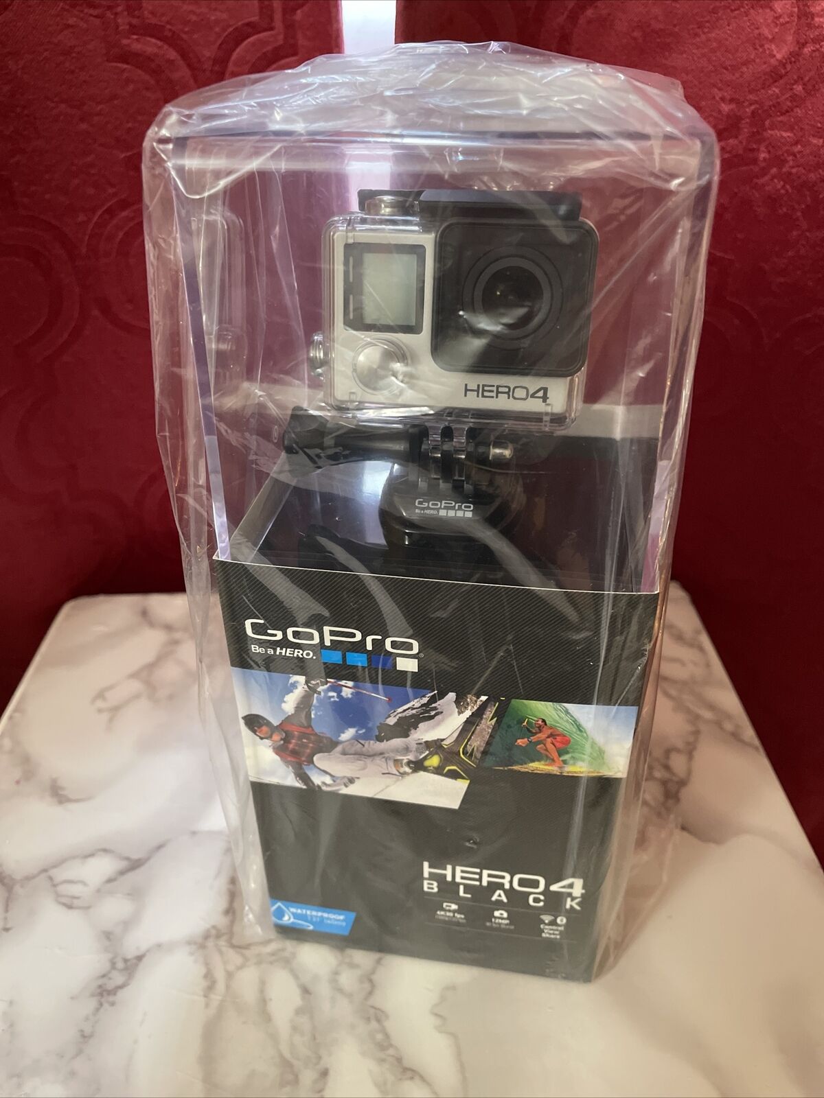 GoPro HERO 4 Black Edition 4K Action Camera Camcorder for sale 