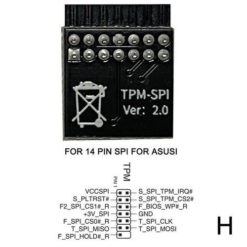 Tpm-2.0 Security Module Supports Multi-brand Motherboards 14 12 W9N5 A8T4 - Photo 15/16