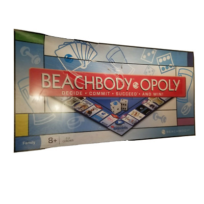 BeachBody Opoly Board Game Monopoly Spin Off NEW (Other) Sealed DAMAGED BOX