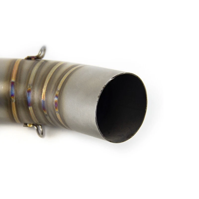 Puntas silenciadoras tubo de escape de enlace medio azul para Yamaha YZF R1 MT-10 FZ10 2015-2024 Foto 4 de 4