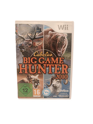 Nintendo Wii Cabela´s Big Game Hunter 2010 OVP Sehr guter Zustand