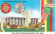 Glass Inn roadside St Petersburg Florida National Westfield 1950s Postcard 11724