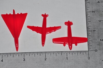 Red Plane Pieces for Airline The Jet Age Board Game by MPH 1977