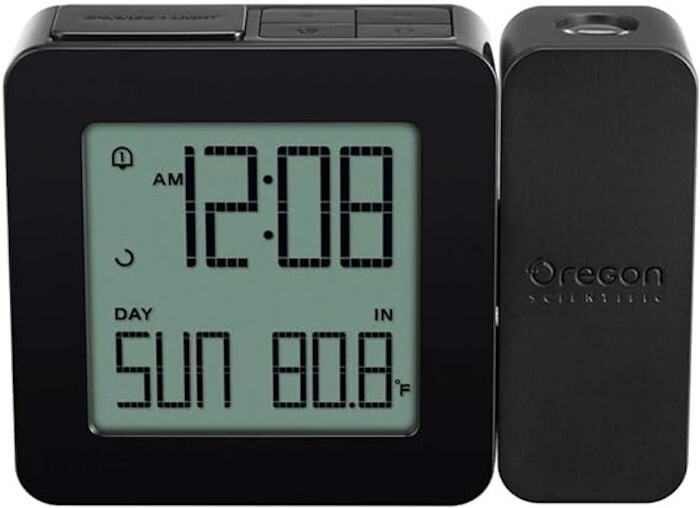 NEW Oregon Scientific RM338PA Black Proji Projection Clock W/ Dual Alarm