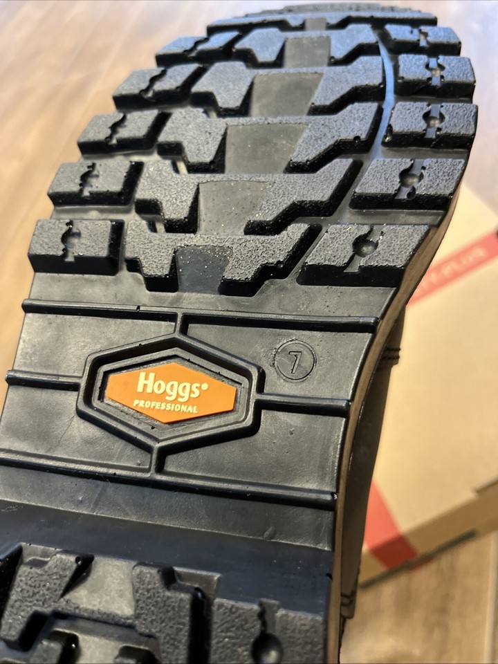 Mens Hoggs Of Fife Classic Dealer Safety Steel Toe/Midsole Boots Size 7