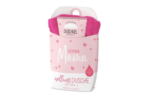 la Vida Wellness-Dusche Geschenkset Duschgel Baumwoll-Handtuch Mama + Papa - Bild 4 von 5