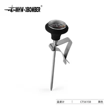 MHW-3BOMBER Coffee & Milk Frothing Dial Thermometer 0–100 ℃ Clip-On Stainless