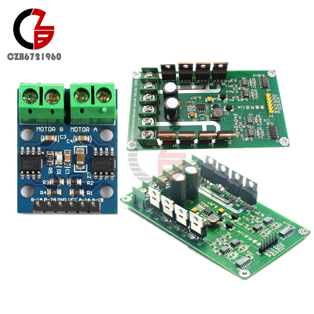 Modulo Driver Doppio Motore DC H-bridge IRF3205 15A 3-36V 30A Peak Per Arduino Progetti