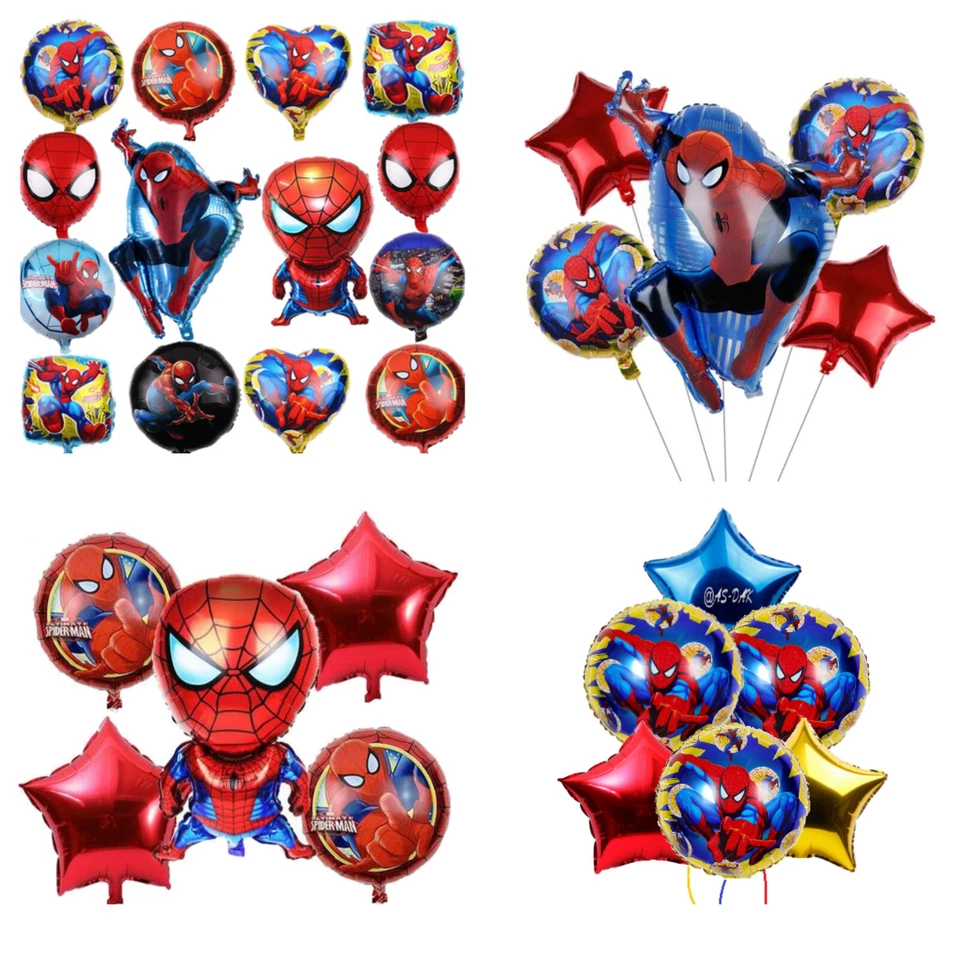Spiderman Folien Helium Luft Ballon Für Jungen Kinder Geburtstag Party Deco - Bild 1 von 1