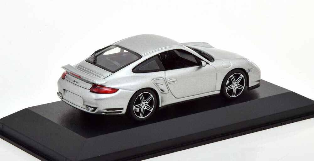 Porsche 911 997 Turbo 2006 GT Silver Metal Minichamps