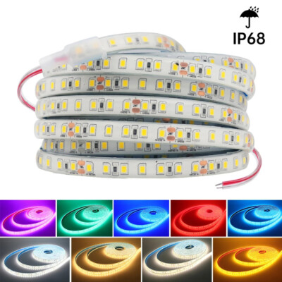 IP68 Waterproof LED Strip Lights DC24V 2835 120Leds/m Flexible Luces Led Tape 