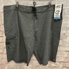 Billabong Mens All Day Pro Board Shorts Surf Swim Charcoal Gray Size 40 NEW