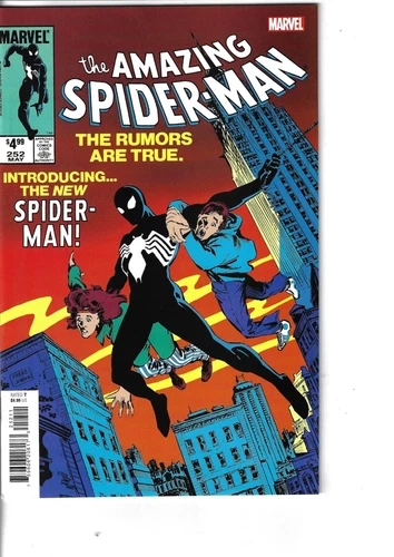 Amazing Spider-Man 252 1st Black Costume Facsimile Edition F/VF 2024 Glossy