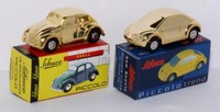 Schuco Piccolo Set Vw KäFer, Vw Beetle 2 Stk., 1:90, Gold, Ovp