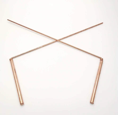 2x Copper Dowsing Rod For Spirit Hunter -Detect Gold, Water, Ghost Hunting HOT - Picture 4 of 4
