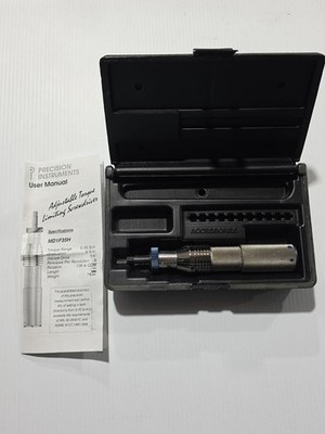 (1) Oem Precision Instruments Torque Torque Screwdriver 5 to 35 in-lb 1/4'' drive