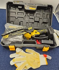 Toolife Mini Chainsaw 6 Inch Rechargeable Cordless 21V 550W Portable Electric