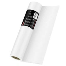 Tracing Paper Roll, 12 Inch x 50 Yards Trace Paper Roll, 32 lb White Art Pape...