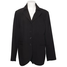 Maria Bellesi, Blazer, Größe: 46, Schwarz, Elasthan/Polyester/Viskose #gzy