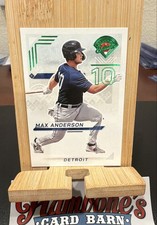 2025 Panini Prospect Edition - Max Anderson #149 Green (RC)