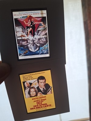 Filmwerbung: 2 Kino Dia: 007 James Bond ; Der Spion der mich liebte -Roger Moore