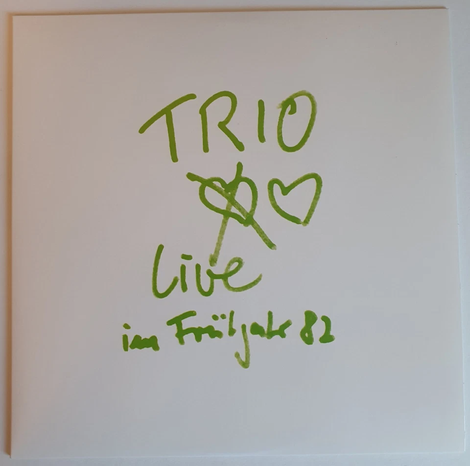 Trio – Live Im Frühjahr 82 (LP), blaues Vinyl, limitiert und nummeriert, neu (M) - Bild 2 von 4