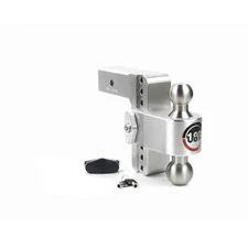 Weigh Safe CTB6-2 180 Degree Aluminum Hitch, 2 In Chrome Ball