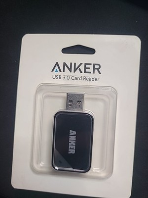 Anker 2-in-1 USB 3.0 SD Card Reader for SDXC, SDHC, SD, MMC, RS-MMC, Micro SDXC