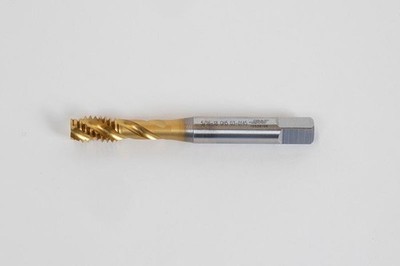 Haas 5/16''-18 UNC HSS-E Spiral Flute Tap 0.318''Shank x 0.472''Thread Length 2.5XD